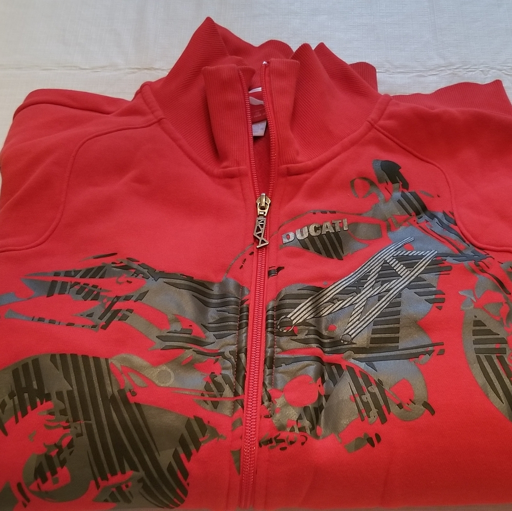 Ducati Mens Zip-up Sweatjacket